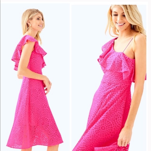 Lilly Pulitzer Women’s Pink Callisto Dress - Picture 5 of 12